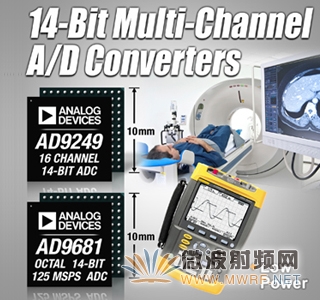 ADI公司發布兩款14位數模轉換器