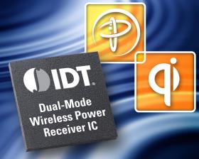 IDT推出業內首款兼容WPC1.1和PMA1.1的雙模無線電源接收器