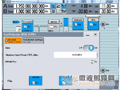 R&S SMW200A數字預失真選配加速放大器封包追蹤測試