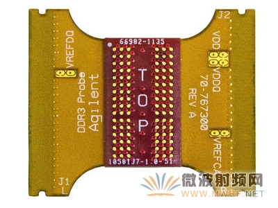 安捷倫推出兩款BGA內插器 結合邏輯分析儀進行DDR4設計探測1 Agilent W3636A BGA 內插器