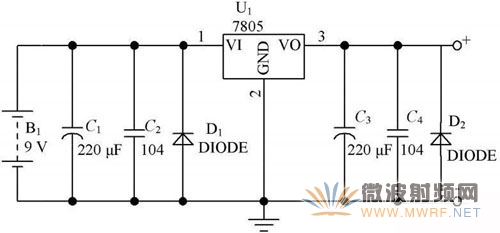 圖3電源電路圖。