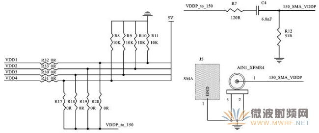 圖12 VDD連接150Ω網絡145