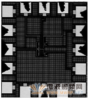 圖4 射頻收發開關芯片照片（接收狀態）