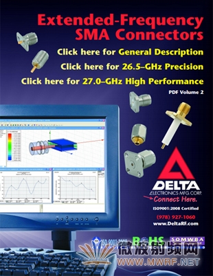 德爾特微波推出三款高性能互聯產品-SMA擴頻連接器