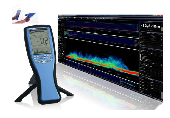 2.4GHz和5.8GHz擴頻通信系統現場頻譜檢測設備