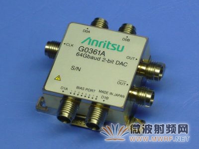 安立公司發布D/A轉換器 用于64Gbaud PAM4信號發生器