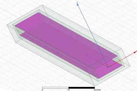 寬邊為導電薄膜的矩形波導模型