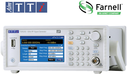 e絡盟供應Aim-TTi 新一代TGR2050系列射頻信號發生器