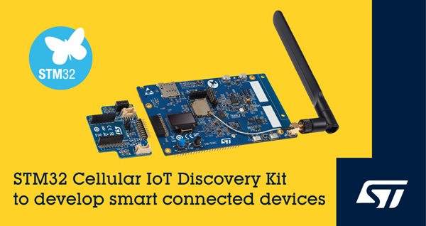 意法半導體發布Cellular IoT Discovery蜂窩物聯網開發套件